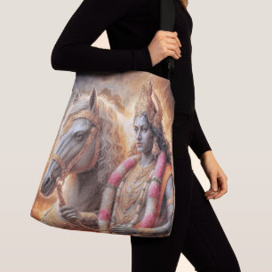 Hindu God with Horse - Bag, Crossbody Bag
