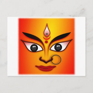 Hindu Goddess Durga Postcard