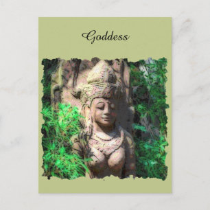 Hindu Goddess in the Jungle Postcard