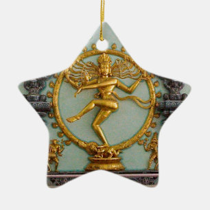 Hindu gods, Shiva Ceramic Tree Decoration