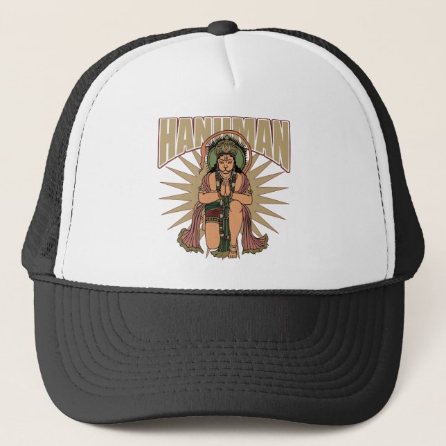 Hindu Hanuman Trucker Hat (Front)