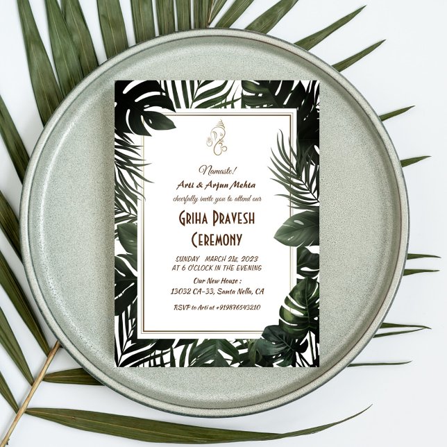 Hindu House Warming Griha Pravesh Invitation (Creator Uploaded)