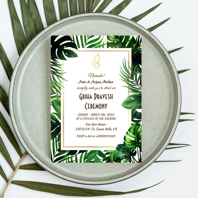 Hindu House Warming Griha Pravesh Invitation (Creator Uploaded)