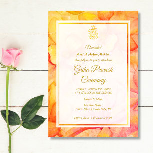 Hindu House Warming Griha Pravesh Invitation