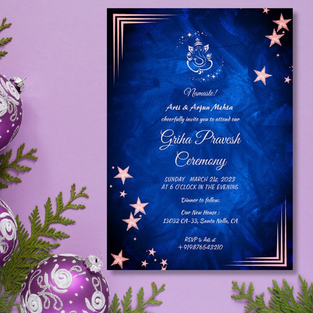 Hindu House Warming Griha Pravesh Invitation (Creator Uploaded)