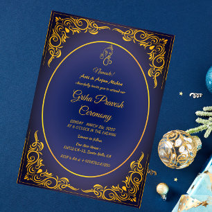 Hindu House Warming Griha Pravesh Invitation