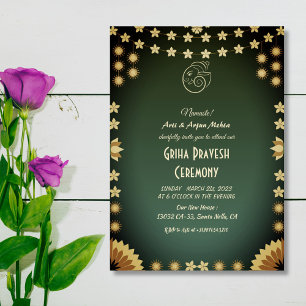 Hindu House Warming Griha Pravesh Invitation