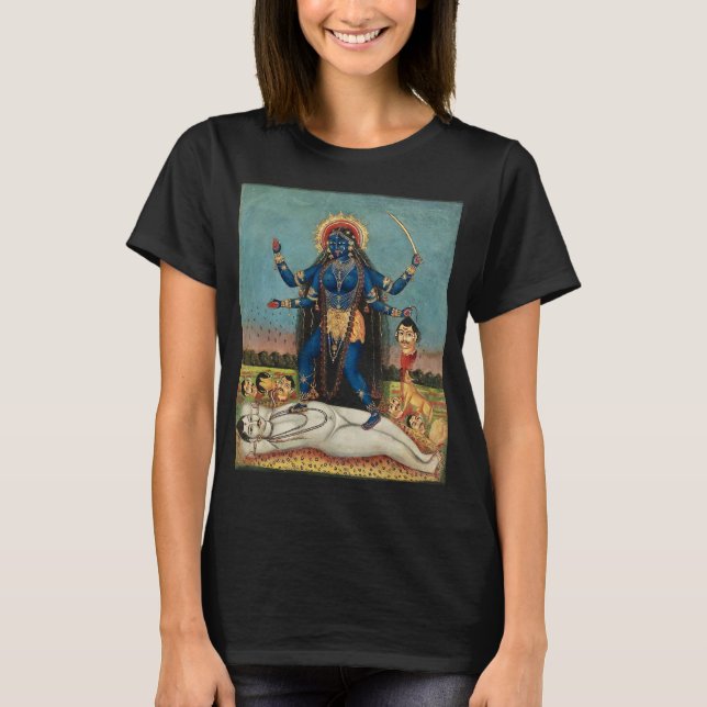 Hindu Kali Destruction Goddess 24 T-Shirt (Front)