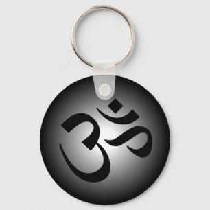Hindu OM - Meditation Symbol Key Ring