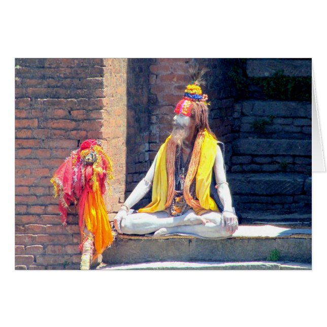 Hindu Priest in Kathmandu, Nepal-AKA BABA (Front Horizontal)