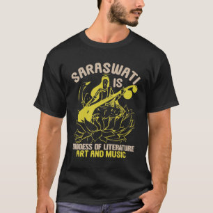 hindu spring festival Saraswati Puja T-Shirt