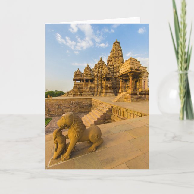 Hindu Temples at Khajuraho Card (Front)