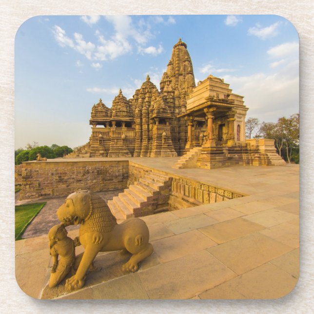 Hindu Temples at Khajuraho Coaster (Front)