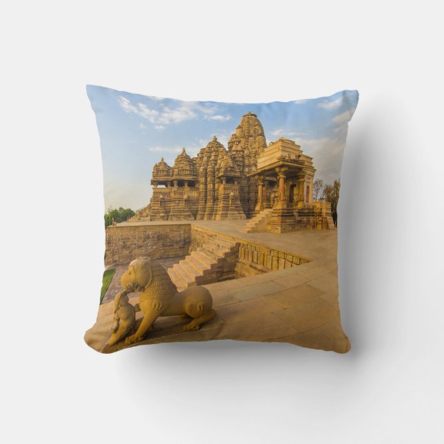 Hindu Temples at Khajuraho Cushion (Front)