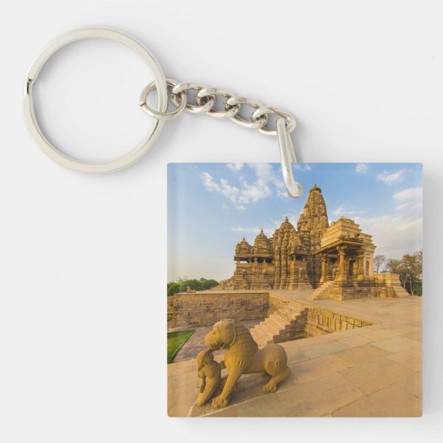 Hindu Temples at Khajuraho Key Ring (Front)