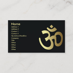 Hinduism - Business Card