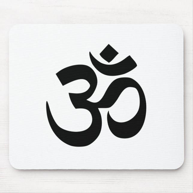 Hinduism (Ohm) Symbol Mouse Pad (Front)