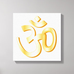Hinduism Om Symbol Canvas Art