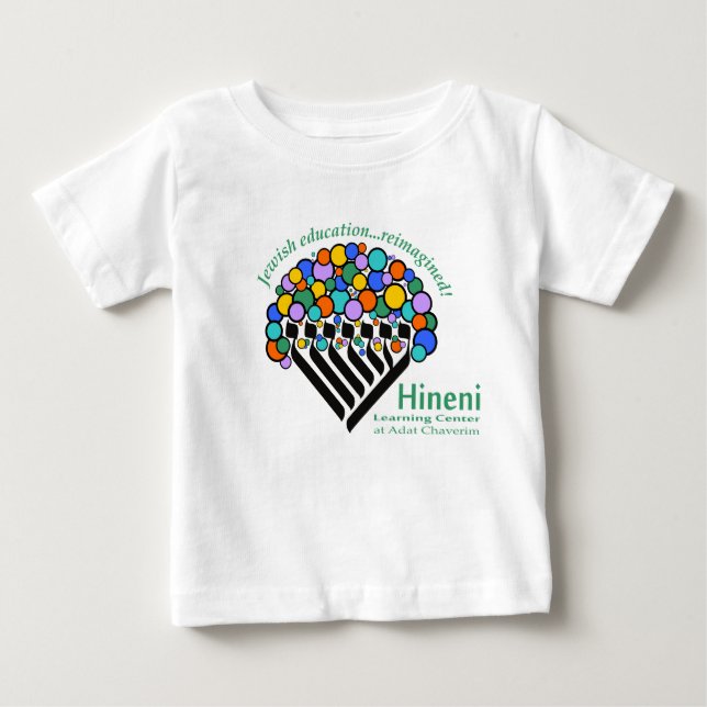 Hineni Learning Centre Babies' T-Shirt - White (Front)