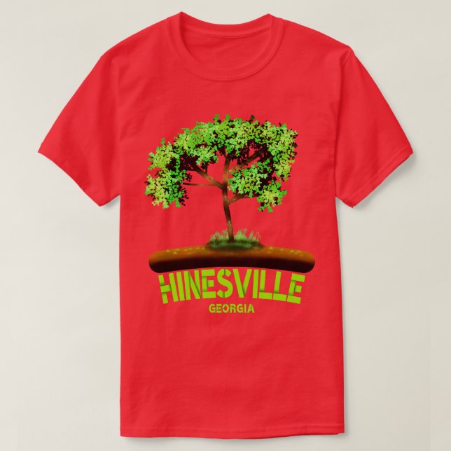 Hinesville Georgia TShirt 5 (Design Front)