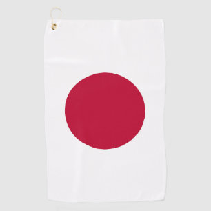 Hinomaru Rising Sun Japan Flag Golf Towels