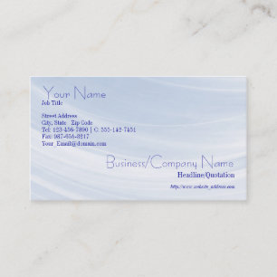 Hint Of Blue Business Card