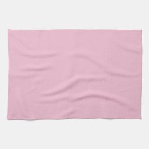 Hint of Cherry Pink Solid Colour Pastel Shade Tea Towel