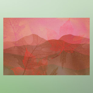 Hint of Fall in the Air Red and Gold Tissue Paper