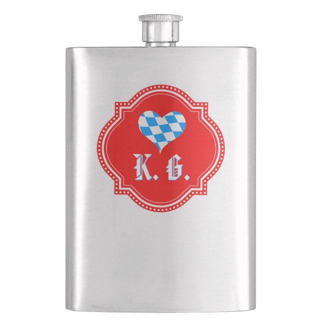 Hint to Bavaria Hip Flask (Front)