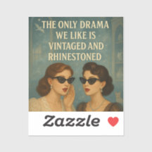 Hints of Violet Rhinestone Drama Sticker