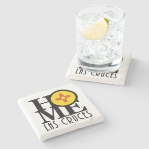 HIOME Las Cruces New Mexico Stone Coaster