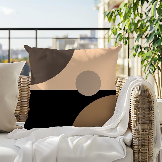 Hip Abstract Geometric Circles Art Pattern Cushion (Creator Uploaded)