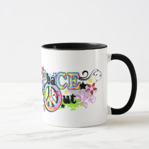 Hip and Groovy PeaCE OUT Mug