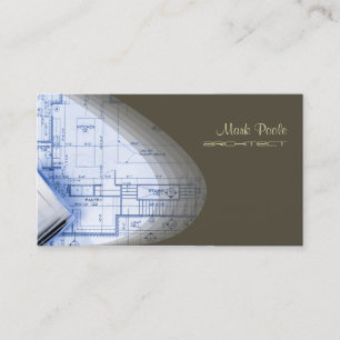 Hip Architect business cards, dark chocolate Business Card