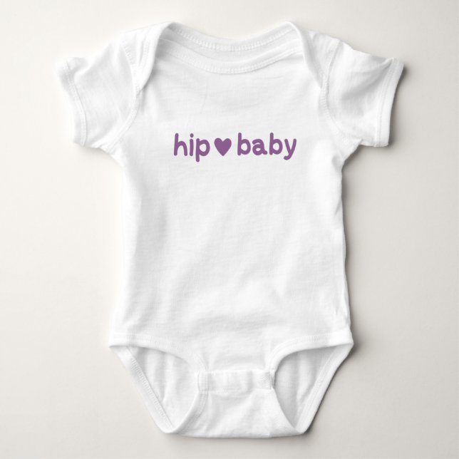 Hip baby for hip dysplasia awareness bodysuit (Front)