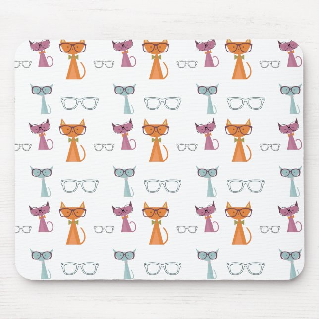 Hip Cats Mouse Pad (Front)