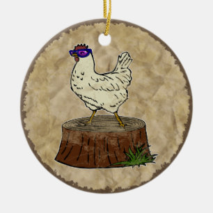 Hip Chicken, ornament