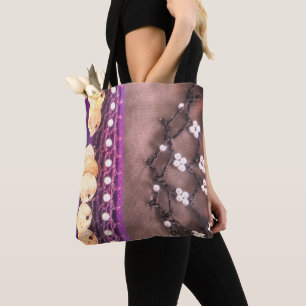 Hip coin gypsy scarf tote bag