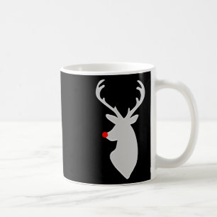 Hip Deer With Rudolph Nose Christmas Gift Coffee Mug