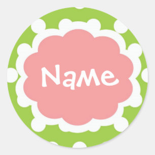 Hip Girl Customizalbe Name Sticker