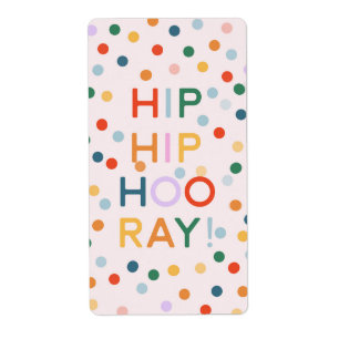 Hip Hip Hooray Birthday Party Congrats