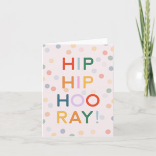 Hip Hip Hooray! Congratulations Baby Home Job  Card
