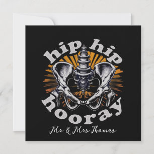 Hip Hip Hooray Funny Hip Replacement Surgery Invitation