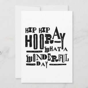 Hip Hip Hooray Holiday Card