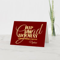 Hip Hip Hooray Nephew Graduation