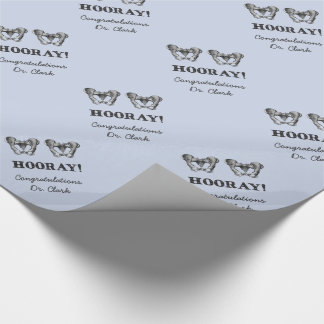 Hip Hip Hooray Personalised Anatomy Message Wrapping Paper