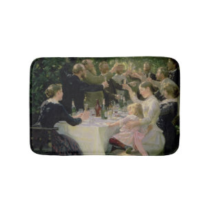 Hip Hip Hurrah! Artists' Party at Skagen, 1888 Bath Mat