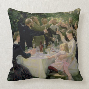 Hip Hip Hurrah! Artists' Party at Skagen, 1888 Cushion