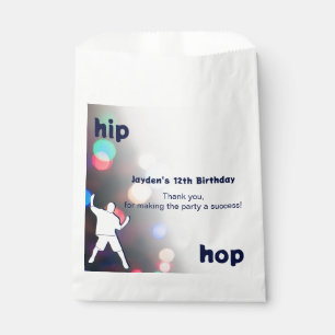 Hip Hop 12th Birthday Dance Party Favour Bag