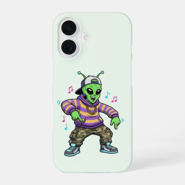 Hip Hop Alien Phone Case (Back)
